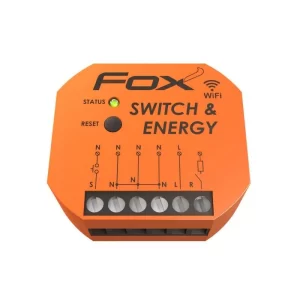F&F WI-R1S1-P 230 V ANAHTAR & ENERJİ kutusu için Wi-Fi rölesi