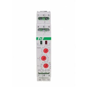 F&F PCS-519 DUO 230 V AC / 24 V AC/DC Zaman Rölesi 10 Fonksiyon