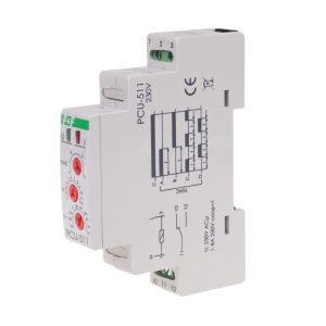 przekaznik-czasowy-pcu-511-1 F&F PCU-511 Zaman Rölesi Gecikmeli Kap.Aç.Dön.230 V AC