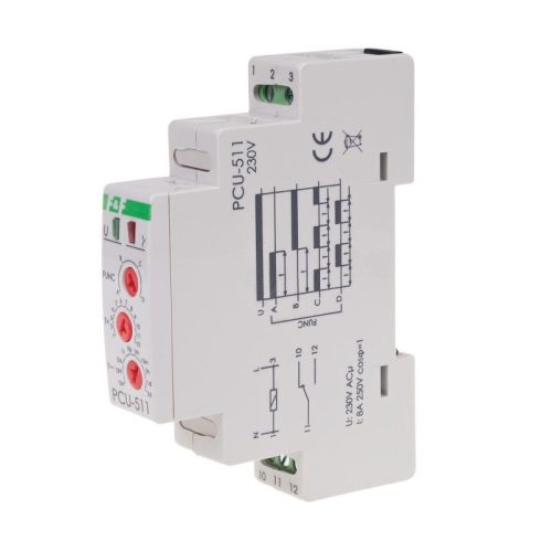 F&F PCU-511 Zaman Rölesi Gecikmeli Kap.Aç.Dön.230 V AC