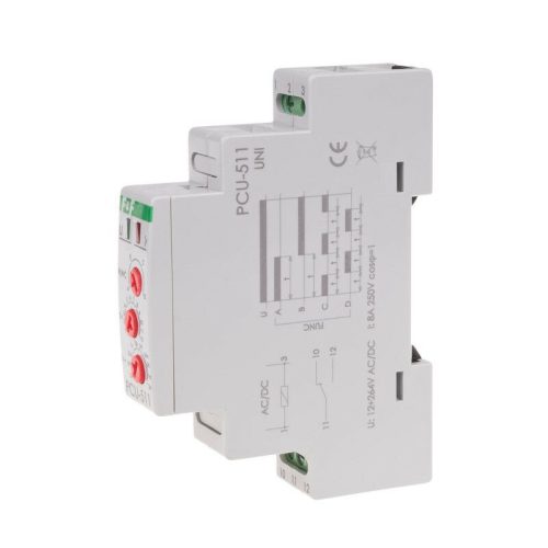 F&F PCU-511 UNI Zaman Rölesi Gecikmeli Kap.Aç.Döngüsel 12 264 V AC DC