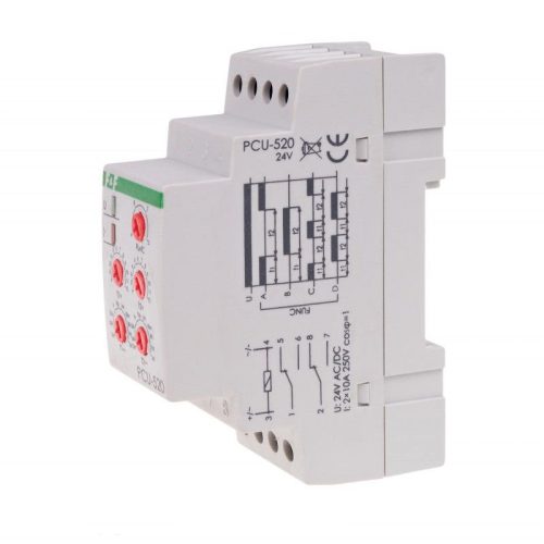 F&F PCU-520 24 V AC-DC Çalışma Süresi Ve Mola Süresi Ayarlı Zaman Rölesi