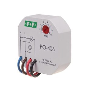F&F PO-406 230 V AC Zaman Rölesi Gecikmeli Bırakmalı